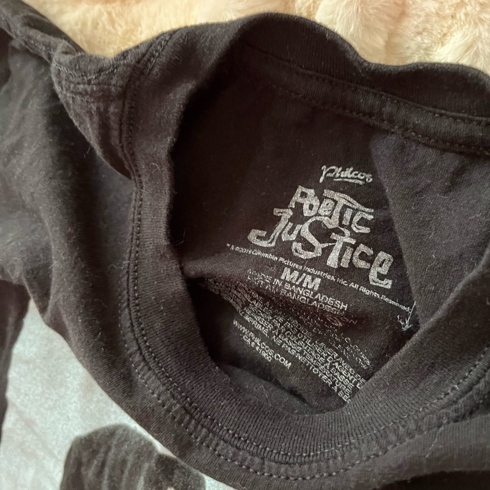 tupac poetic justice graphic t-shirt - Picture 3 of 3